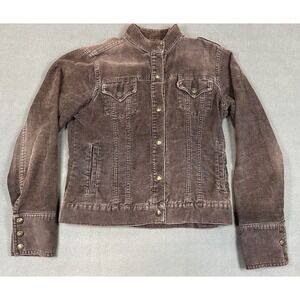 Y2K Vintage Levi's Corduroy Trucker Jacket Women's Size Large Made in USA